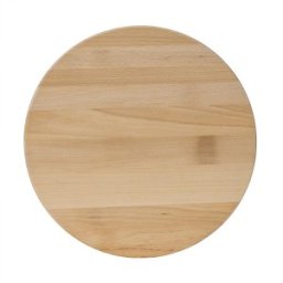 Tocator de Bucatarie Rotativ, din Lemn de Fag, pentru Servire, Diametru 35 cm