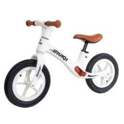 Bicicleta fara Pedale, Alb, de la 3 Ani