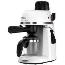 Espressor de Cafea, 800W, Alb, Presiune 3.5 bari, Capacitate 4 Cesti, Floria