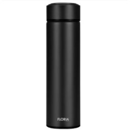 Termos Digital, Capacitate 500 ml, Interior Inox, Negru, Floria