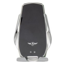 Set 2 x Suport Auto pentru Telefon, Incarcare Wireless, 15W, Argintiu