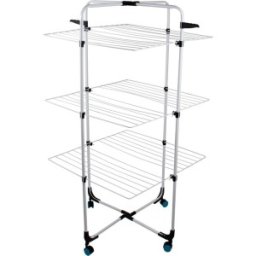 Set 2 x Uscator de Rufe Vertical, Mobil, Suprafata Uscare 30 m, Suport Umerase