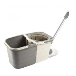 Set 2 x Mop Rotativ 360 Grade, Doua Recipiente pentru Apa