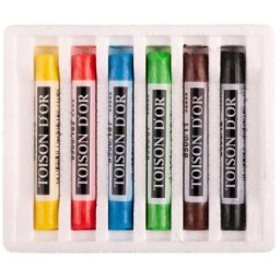 Creta Uscata Rotunda Pastel Toison D'Or, Soft, 10 x 75 mm, 6 Culori, Koh-I-Noor