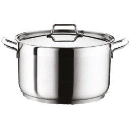 Oala din Otel Inoxidabil, 30 x 10 cm, 10 l, cu Capa, Perfect Home