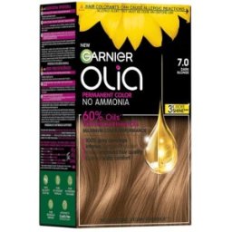 Vopsea de Par Permanenta fara Amoniac Garnier Olia 7.0 Dark Blonde, 174 ml