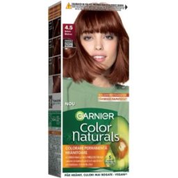 Vopsea de Par Permanenta Garnier Color Naturals 4.5 Saten Mahon, 110 ml