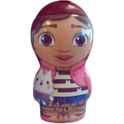 Set 2 x Gel Dus si Sampon Air Val Gabby's Dollhouse, Figurina 2D, 400 ml