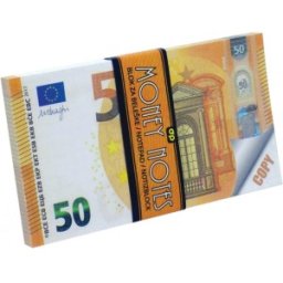 Set 3 x Carnet Notite, Model 500 Euro, 140 x 77 mm, 70 File, Optimum