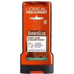 Set 2 x Gel de Dus Hidratant L'Oreal Paris Men Expert Barber Club, 300 ml