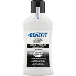 Set 4 x Apa de Gura Benefit Total Black, Carbune, 500 ml