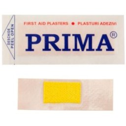 Plasturi Medicali din Panza Elastica, 20 mm x 60 mm, Culoarea Pielii, Prima, 100 Bucati