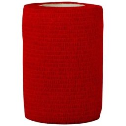 Bandaj Coeziv Autoadeziv, 7.5 cm x 4.5 m, Rosu, Prima, 1 Rola