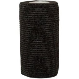 Bandaj Coeziv Autoadeziv, 10 cm x 4.5 m, Negru, Prima, 1 Rola