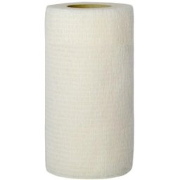Bandaj Coeziv Autoadeziv, 10 cm x 4.5 m, Alb, Prima, 1 Rola