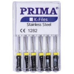 Ace Endodontice Kerr K-Files, Nr. 40 Negre, 25 mm, pentru Canal Radicular, Prima, 6 Bucati