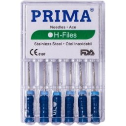 Ace Endodontice Headstrom H-Files, Marimea 30 Albastre, 25 mm, pentru Canal Radicular, Prima, 6 Bucati