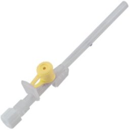 Branule cu Valva si Cateter, 24G, 0.5/0.7 x 19 mm, Galben, 100 Bucati