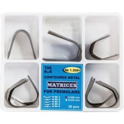 Matrici Conturate Metalice Premolari, 30 Bucati