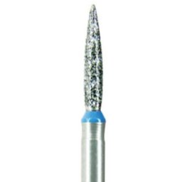 Freze Diamantate Stomatologice, 248-012 XF, 21 mm, Granulatie Extra Fina, pentru Turbina, 10 Bucati