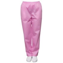 Pantaloni Medicali Unisex Sava Premium, Elastic In Talie, 2 Buzunare, Roz deschis, XL