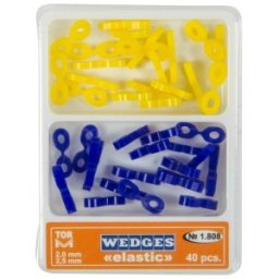 Pene Interdentare Elastice, din Silicon, Asortate, 40 Bucati