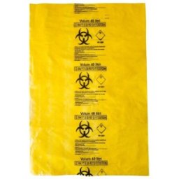 Saci Galbeni Biohazard ADR, 40 l, 50 Bucati