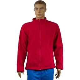 Jacheta Medicala Polar Fleece Joe, Unisex, Tip Tunica, Maneca Lunga, Fermoar, 2 Buzunare, Roz, M