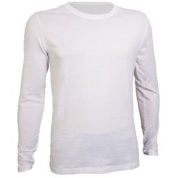 Bluza cu Maneca Lunga pentru Barbati, Alba M