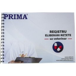 Registru Eliberari Retete, Prima, Uz Veterinar, A4, 50 File