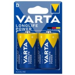 Baterie Varta Longlife D / LR20, 1.5V, Alcalina, 2 Bucati