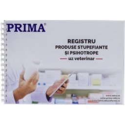 Registru Stupefiante/Psihotrope, Prima, Uz Veterinar, A4, 100 File