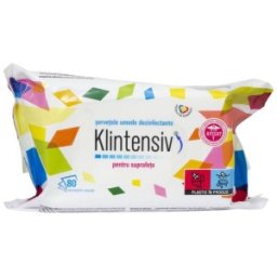 Servetele Umede Dezinfectante, fara Alcool, pentru Suprafete, 80 Bucati