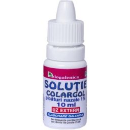 Picaturi Nazale Solutie Colargol, 1%, 10 ml