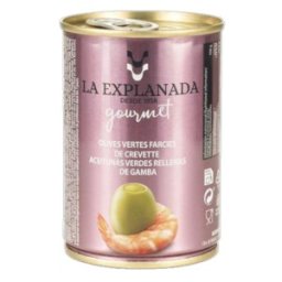 Masline Verzi Umplute cu Creveti, Manzanilla, 280 g