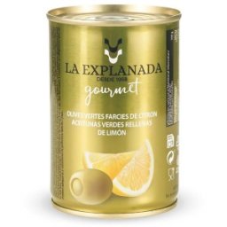 Masline Verzi Umplute cu Lamaie, Manzanilla, 280 g