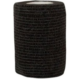 Set 2 x Bandaj Coeziv Autoadeziv, 7.5 cm x 4.5 m, Negru, Prima, 1 Rola