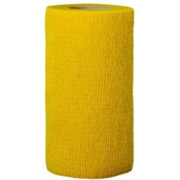 Set 2 x Bandaj Coeziv Autoadeziv, 10 cm x 4.5 m, Galben, Prima, 1 Rola