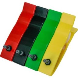 Set 2 x 4 Electrozi EKG/ECG Tip Cleste pentru Adulti, 30 x 130 mm