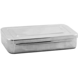 Set 2 x Cutie din Inox pentru Instrumentar Medical, Nr. 1, 20 x 10 x 4 cm, Prima