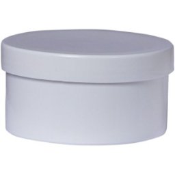 Set 8 x Cutie Farmaceutica din Plastic, 20 ml, Alba, cu Capac, pentru Depozitare si Transport
