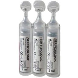 Set 2 x Solutie Nacl 0.9%, pentru Igiena Nazala si Oculara, 20 Fiole x 5 ml