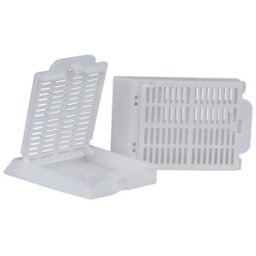 Set 2 x 250 Casete Histologice cu Capac Prima, Albe