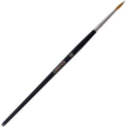 Set 2 x Pensula Kolinsky din Par Natural de Samur, Nr. 3