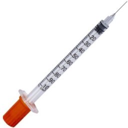 Set 2 x 100 Seringi Insulina Sterile, 1 ml, Ac Fix 29G, 0.33 mm x 13 mm, Prima