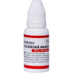 Set 2 x Glicerina Boraxata 10%, Uz Extern, 20 g