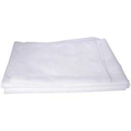 Set 2 x Lenjerie Pat Unica Folosinta, 200 cm x 160 cm, Cearsaf Pilota si Pat, 2 Fete Perna 50 x 70 cm, Alba