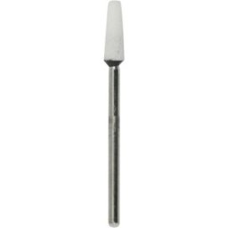 Set 4 x Capat Freza Piatra Alba, 4 x 12 mm, pentru Curatare Cuticule, Prima