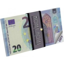 Set 3 x Carnet Notite, Model 20 Euro, 133 x 72 mm, 70 File, Optimum