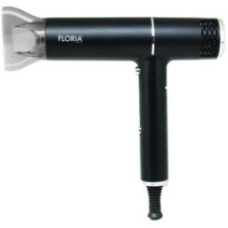 Set 2 x Uscator de Par Floria, Putere 1200W, 3 Trepte Viteza, Negru, Floria